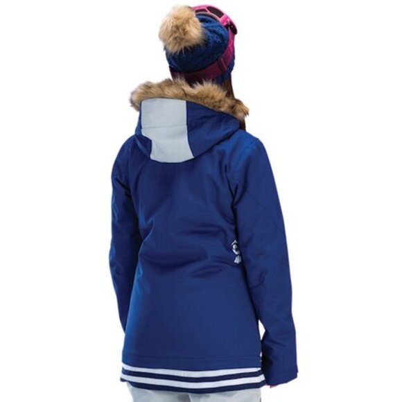 PICTURE Cooler 2 Friends Line Snowboard Ski Jacket Blue Woman's Size Large - Picture 2 of 13